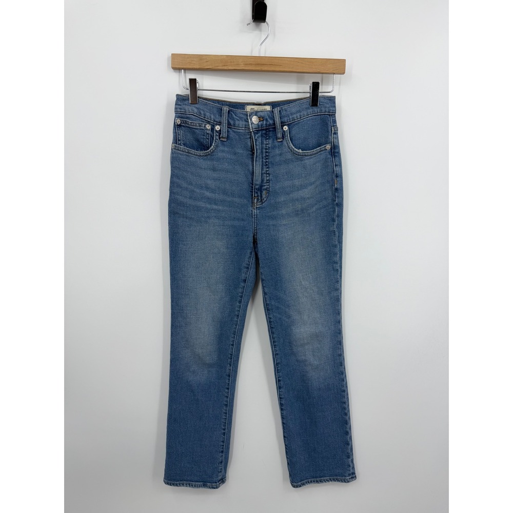Madewell The Perfect Vintage Jean Women 26 Blue High Rise Straight NA931